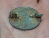 A nice Roman Oval Enamelled plate brooch, Oxfordshire. SOLD