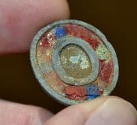 A nice Roman Oval Enamelled plate brooch, Oxfordshire. SOLD