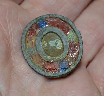 A nice Roman Oval Enamelled plate brooch, Oxfordshire. SOLD