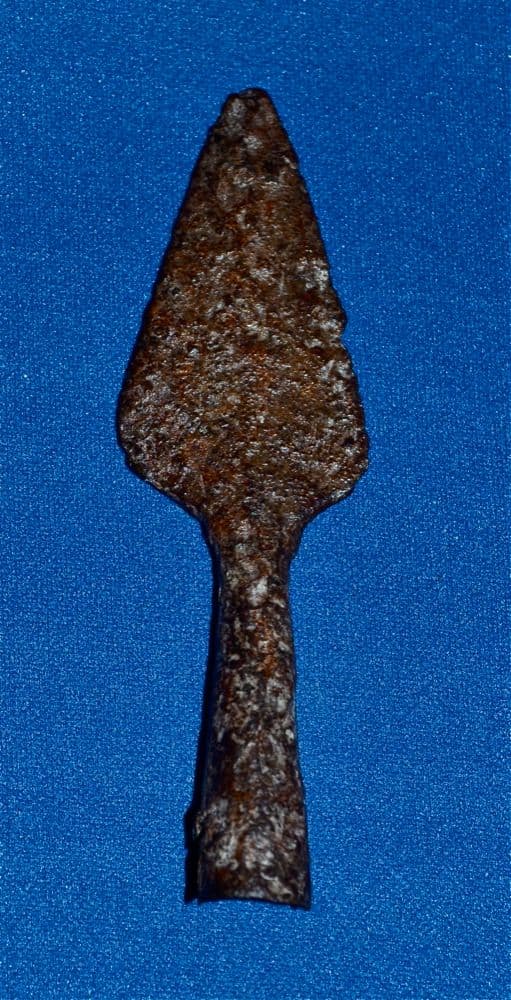 A nice Roman socketed Iron arrowhead SOLD