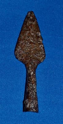 A nice Roman socketed Iron arrowhead SOLD