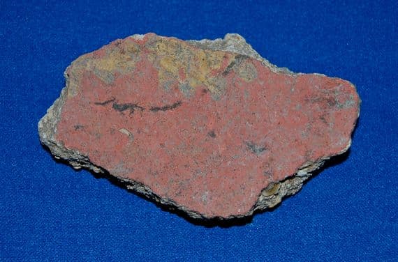 A nice segment of Roman painted wall plaster (Fresco), Villa site in Cambridgeshire, excavated 1965 (No.2) SOLD