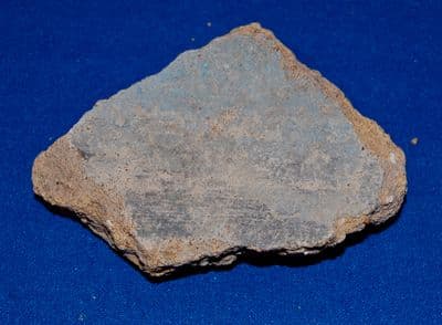 A nice segment of Roman painted wall plaster, Villa site, Cambridgeshire, excavated 1965 SOLD