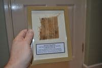 A nicely framed segment of linen wrapping from an Ancient Egyptian Mummy, SOLD