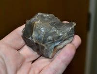 A nicely worked Neolithic flint scraper, River Orwell, Freston, Suffolk.