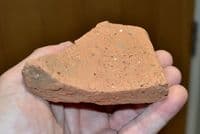 A pair of large Roman terracotta roof tile fragments, Villa Site, Gloucester. SOLD
