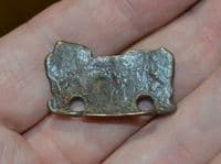 A partial Viking bronze Stirrup mount featuring two Dragons, River Thames, London. SOLD