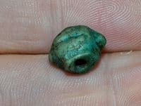 A pleasant Ancient Egyptian green glazed Faience 