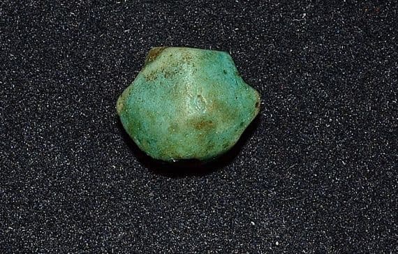 A pleasant Ancient Egyptian green glazed Faience 