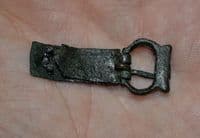 A pleasant and complete Medieval bronze buckle and plate from Nottinghamshire. SOLD