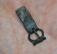A pleasant and complete Medieval bronze buckle and plate from Nottinghamshire. SOLD