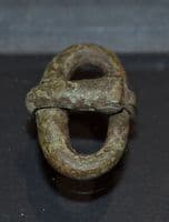 A pleasant and robust Early Anglo Saxon bronze buckle with pin, Oxfordshire. SOLD