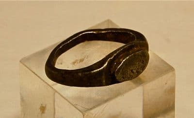 A pleasant and robust Roman silver ladies finger ring from Cambridgeshire. SOLD