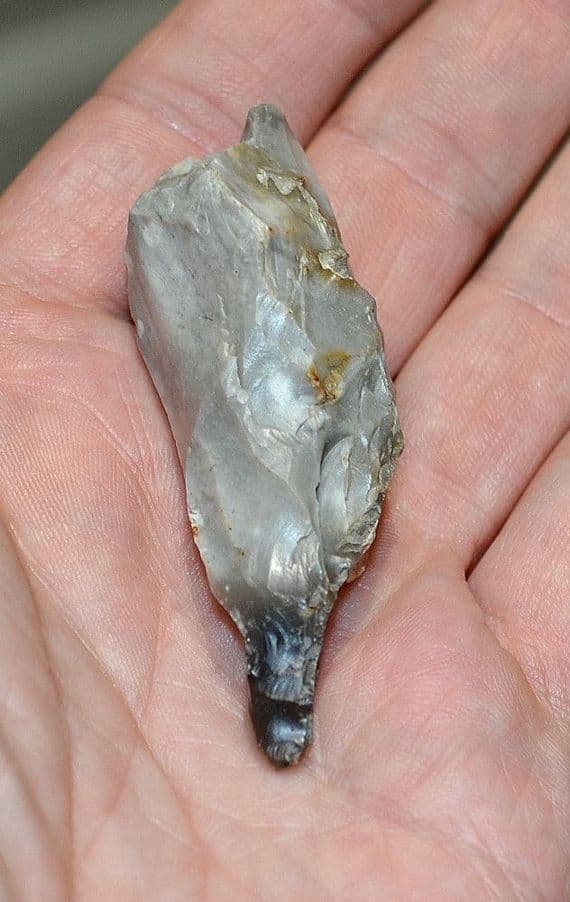 A pleasant and well worked Neolithic flint Awl / Borer, Avon Valley,  Hants (N79) SOLD