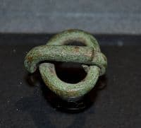 A pleasant Early Anglo Saxon bronze buckle with pin, Oxfordshire.
