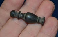 A pleasant Georgian period turned solid bronze Pipe tamper. SOLD