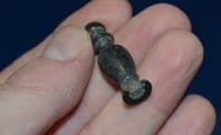 A pleasant Georgian period turned solid bronze Pipe tamper. SOLD