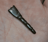 A pleasant Late Anglo Saxon bronze Zoomorphic strap end, found Cambridgeshire SOLD