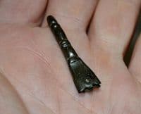 A pleasant Late Anglo Saxon bronze Zoomorphic strap end, found Cambridgeshire SOLD