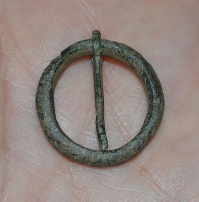 A pleasant Medieval Annular bronze Brooch complete with pin, Yorkshire. SOLD
