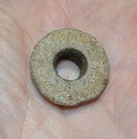 A pleasant Medieval lead Spindle Whorl from London. SOLD