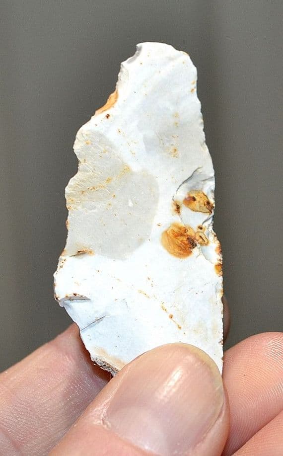 A pleasant Neolithic flat backed flint scraper tool, Woodhenge, Salisbury Plain (N61) RESERVED