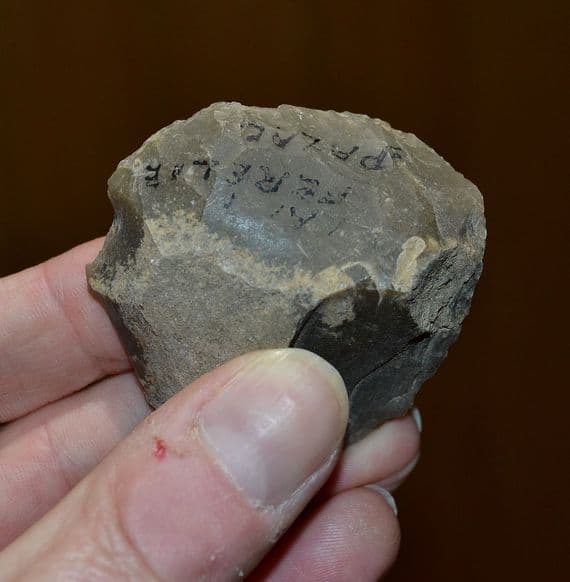 A pleasant Paleolithic (Neanderthal) scraper tool , Dordogne, France. SOLD