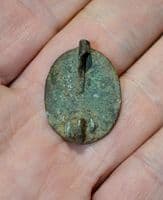 A pleasant Roman bronze oval plate brooch found in Cambridgeshire. SOLD