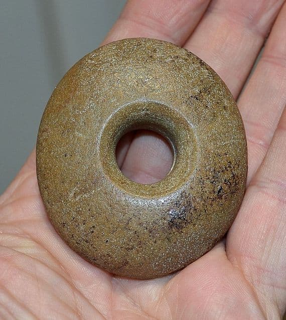 A rare and excellent Late Mesolithic / Early Neolithic Quartzite Mace Head,  Norfolk. SOLD