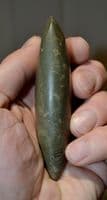 A rare and stunning Pre-Columbian Taino Culture polished Jadeite / Nephrite axe, Hispaniola. SOLD