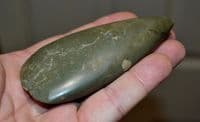 A rare and stunning Pre-Columbian Taino Culture polished Jadeite / Nephrite axe, Hispaniola. SOLD