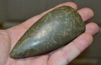 A rare and stunning Pre-Columbian Taino Culture polished Jadeite / Nephrite axe, Hispaniola. SOLD