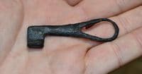 A rare and unusual Viking bronze key from Yorkshire. SOLD
