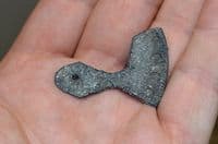 A rare and unusual Viking lead Bearded Axe pendant, Northern Europe SOLD