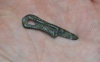A rare and unusual Viking lead Dagger pendant / Talisman, Northern Europe.