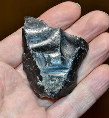 A rare, early Lower Paleolithic flint Small Hand Axe, Pakefield, Suffolk. SOLD