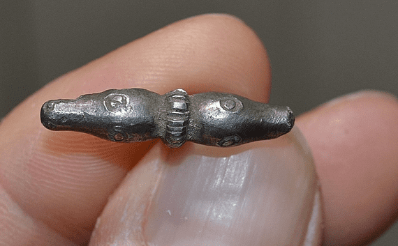 A rare, excellent and large Viking solid silver 