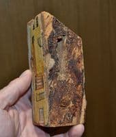 A rare Hieroglyphic segment from an Ancient Egyptian painted Wooden (Cedar) Sarcophagus (K38) SOLD