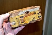 A rare Hieroglyphic segment from an Ancient Egyptian painted Wooden (Cedar) Sarcophagus (K38) SOLD