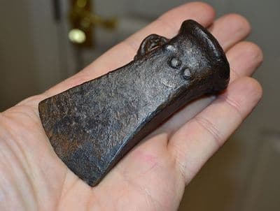 A rare Late Bronze age, bronze socketed axe head with embossed pellet decoration,Wiltshire. SOLD