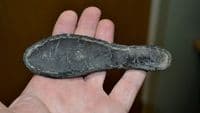 A rare leather sole from a Tudor Period Childs shoe, Wapping, London. SOLD