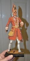 A rare pair of hand made & painted wooden military figures by Lt. E.V.Howell c.1930 (K26) SOLD