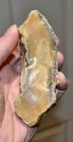 A robust and pleasant Mesolithic flaked hand axe, Barton-on-sea, Hants (N83) SOLD