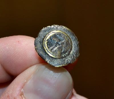 A Roman bronze circular decorative bronze stud, Barnes area of River Thames, London. SOLD
