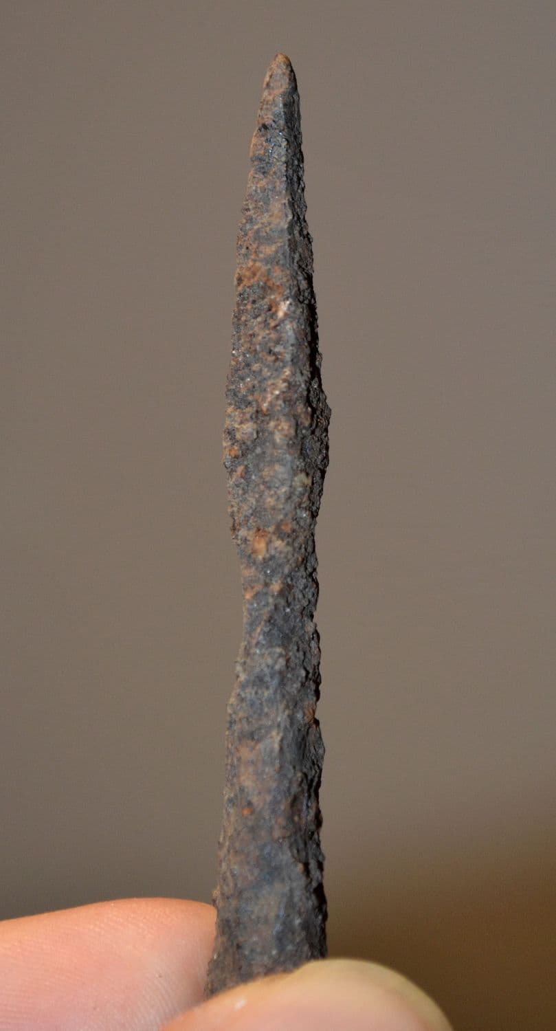 A Roman Military socketed Iron armour piercing arrowhead from Germany