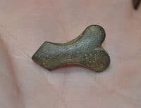 A scarce and unusual Medieval bronze 