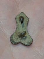 A scarce and unusual Medieval bronze 