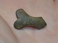 A scarce and unusual Medieval bronze 