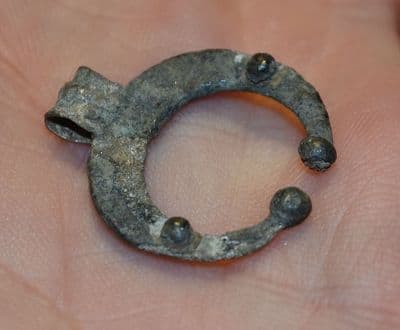 A scarce and unusual Viking period silver 