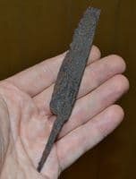 A scarce Anglo Saxon iron knife blade found in the River Thames, London. SOLD